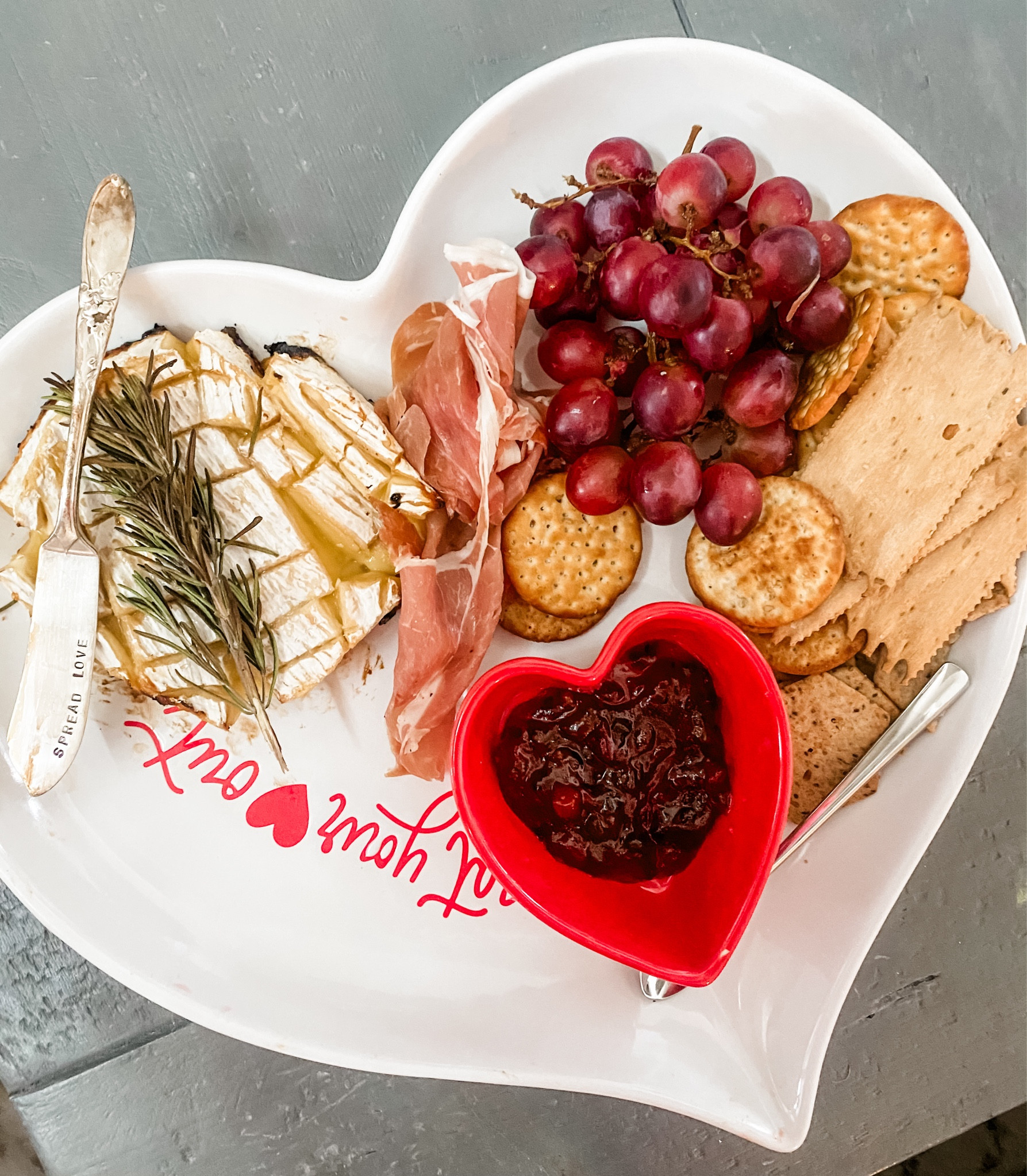 Heart charcuterie board. Heart platter. Heart dish. Valentines charcuterie. Eat your heart out. Spread love. 

#LTKhome #LTKparties #LTKSeasonal