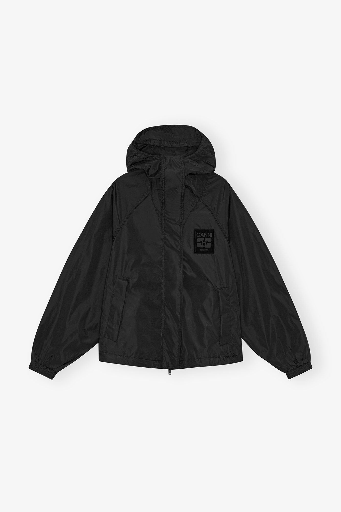 Black Nylon Jacket | Ganni