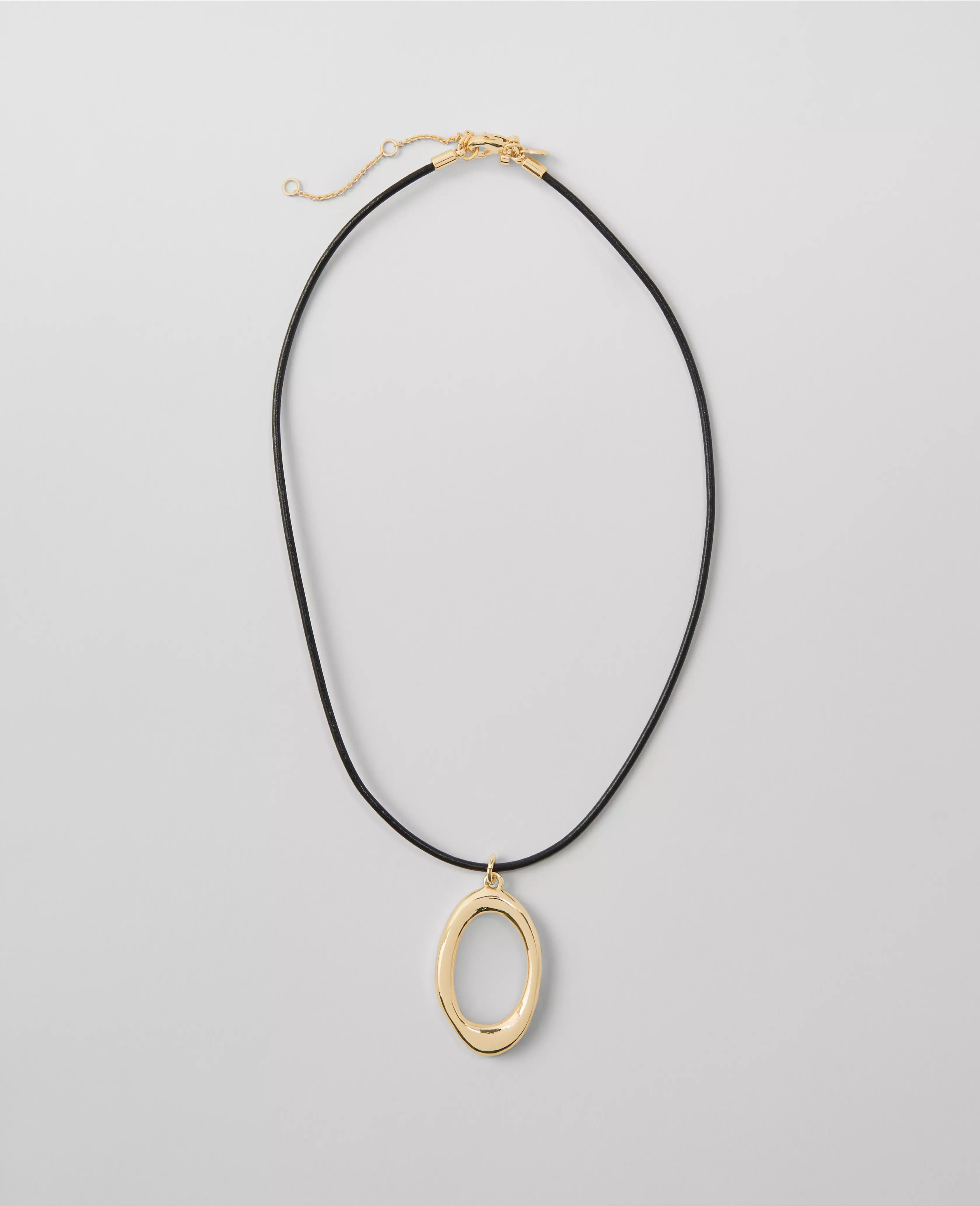 Open Nugget Cord Necklace | Ann Taylor