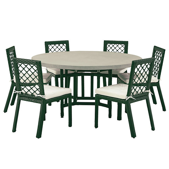 Miles Redd Lancaster 7-Piece Dining Set with Cushions | Ballard Designs, Inc.