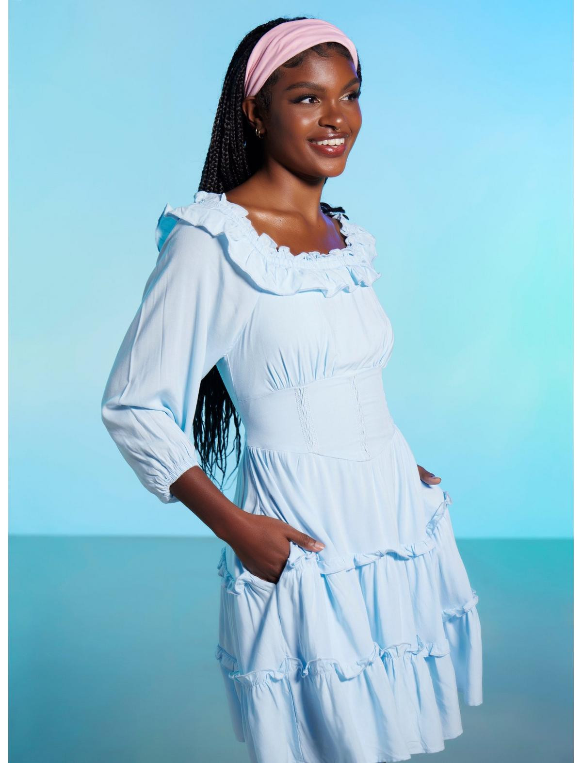 Her Universe Disney The Little Mermaid Ariel Ruffle Dress | Hot Topic | Hot Topic