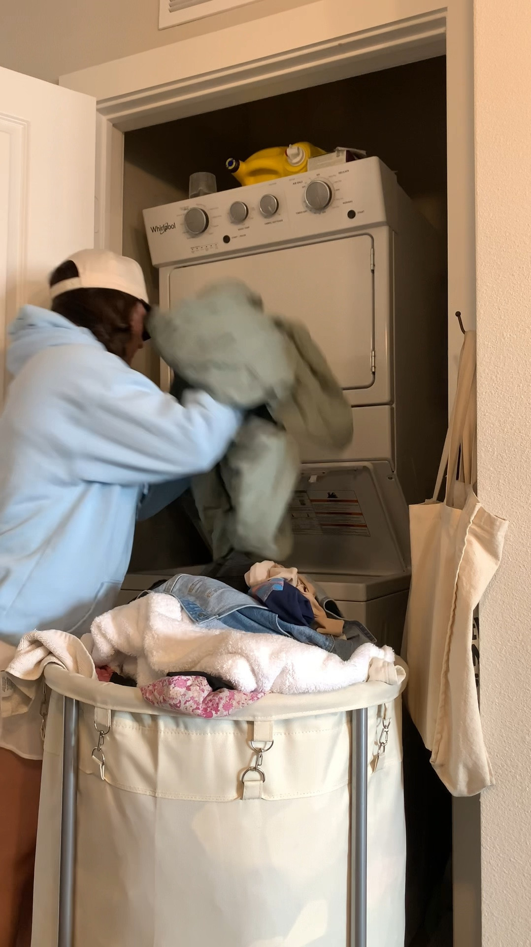 One of the best things we put on our wedding registry was this laundry basket! It comes in three sizes and four colors. It is the cutest vintage laundry cart aesthetic and such great quality🧺

#LTKFamily #LTKVideo #LTKHome