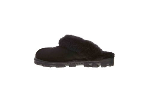 UGG174 Coquette Womens Slipper 5 BM US Black | Amazon (US)