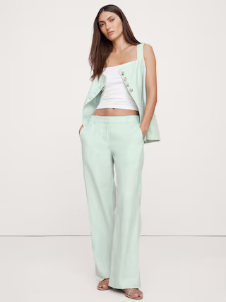 The Everyday Wide-Leg Linen Pant | Banana Republic (US)