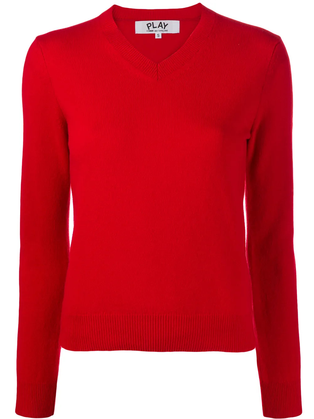 Comme Des Garçons Play Classic Knit Sweater - Farfetch | Farfetch Global