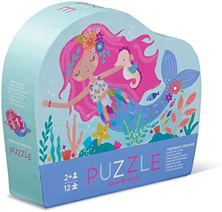 Crocodile Creek - Mermaid Dreams - Mini Jigsaw Puzzle, 12 Pieces, for Kids Ages 2 Years & Up | Amazon (US)