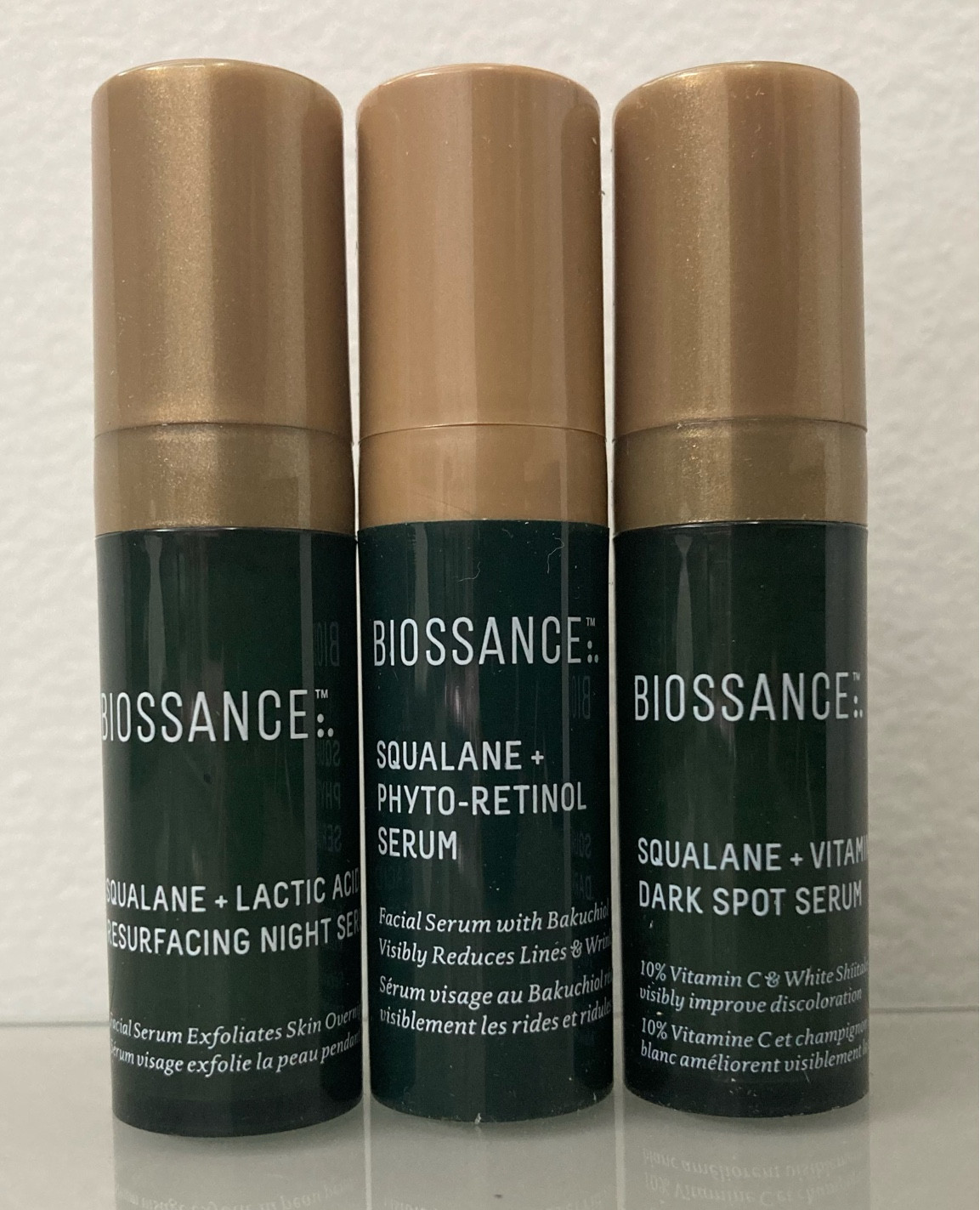 Já estou com meus minis para levar para a viagem 🤍💚💧
#Biossance 

#LTKbrasil #LTKbeauty #LTKtravel