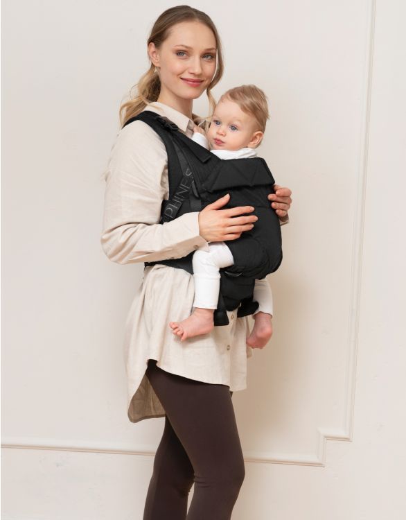 The CARIPOD™ Baby Carrier - Black Cotton Canvas | Seraphine UK