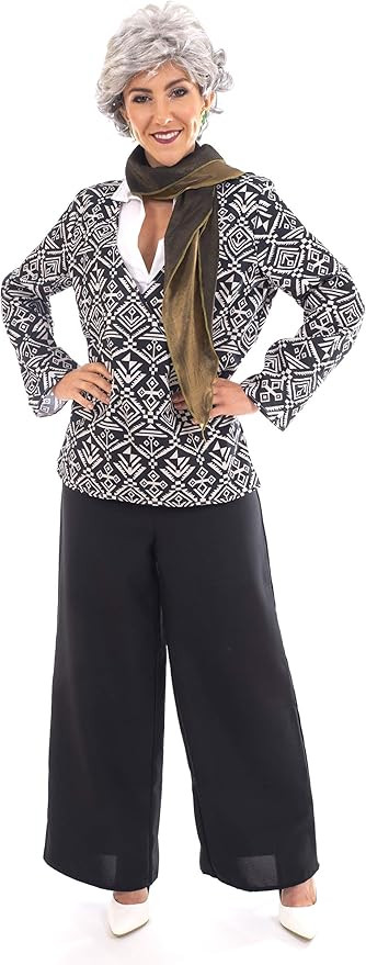 The Golden Girls Officially Licensed Dorothy Adult Cosplay Costume | Great Group Costume Idea | Amazon (US)