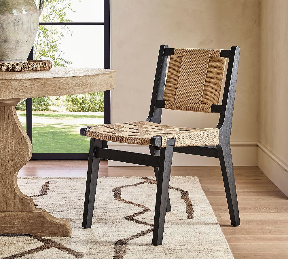 Fenton Woven Dining Chair | Pottery Barn (US)