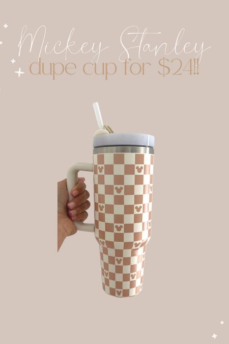 Checkered Mickey Stanley dupe cup for $24!!!!



#LTKtravel #LTKFind #LTKunder50