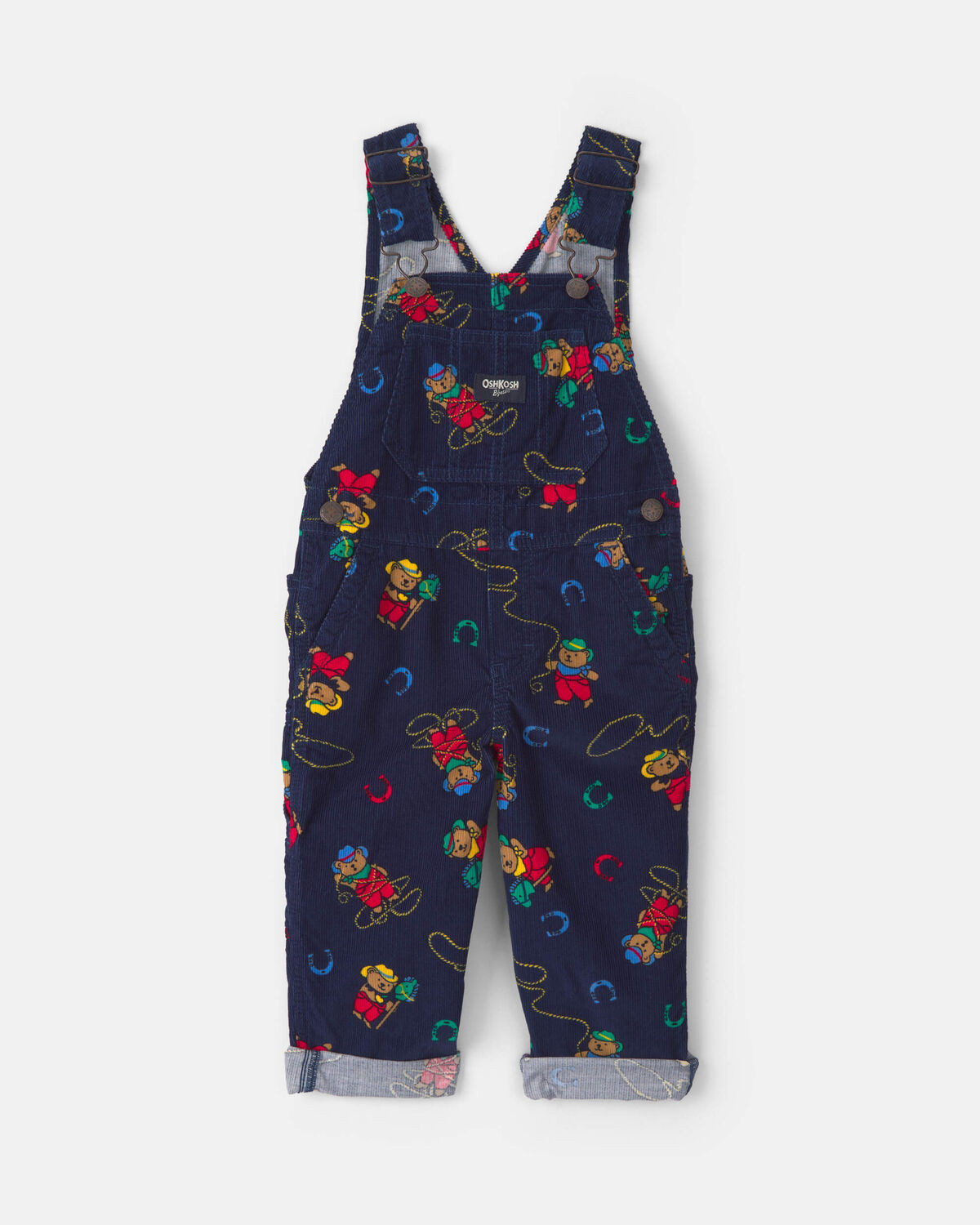 Toddler Bear Corduroy Overalls - Navy Blue | Carter's Inc