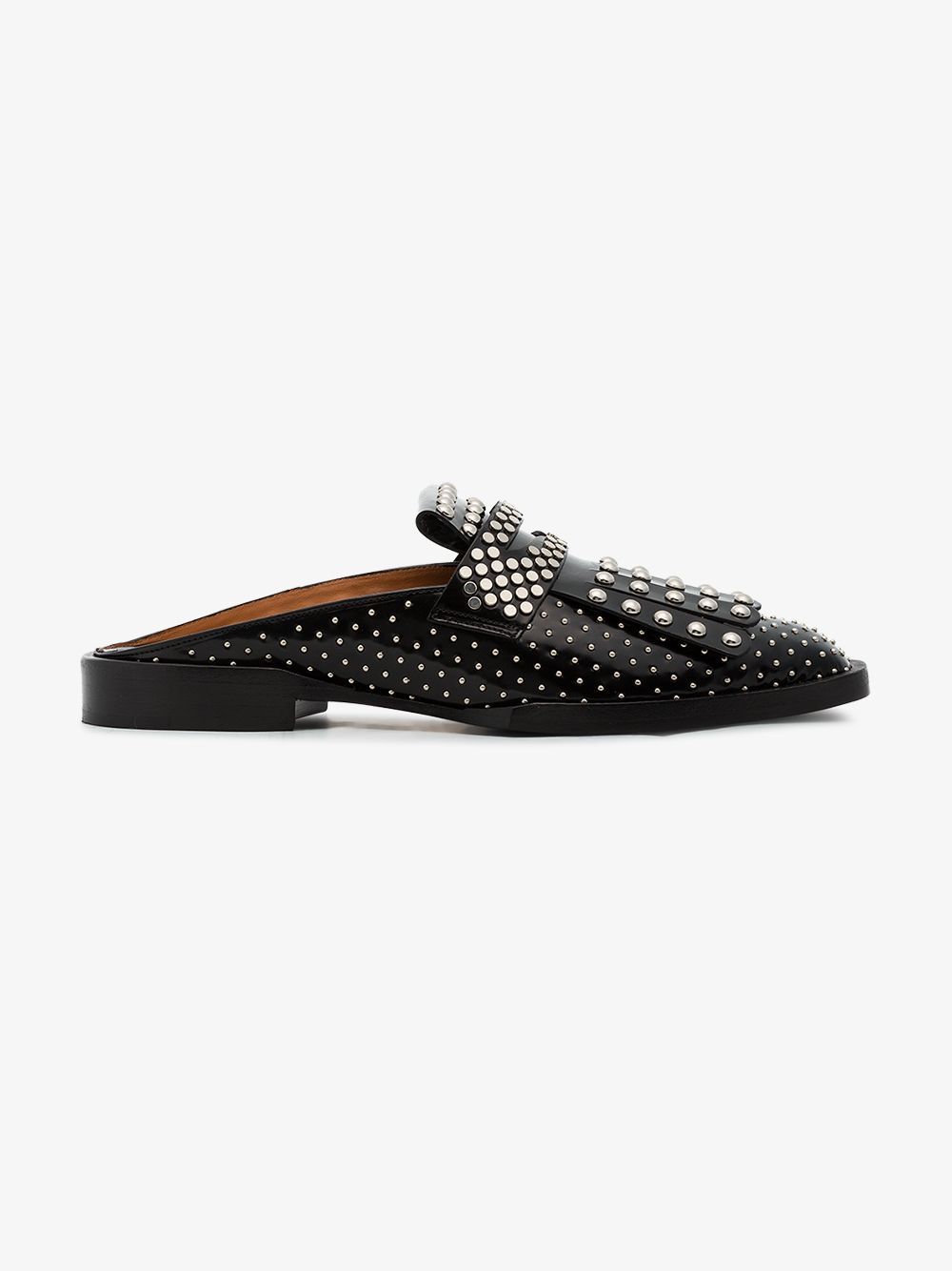 Clergerie Black Youla 25 Studded Leather Mules | Browns Fashion