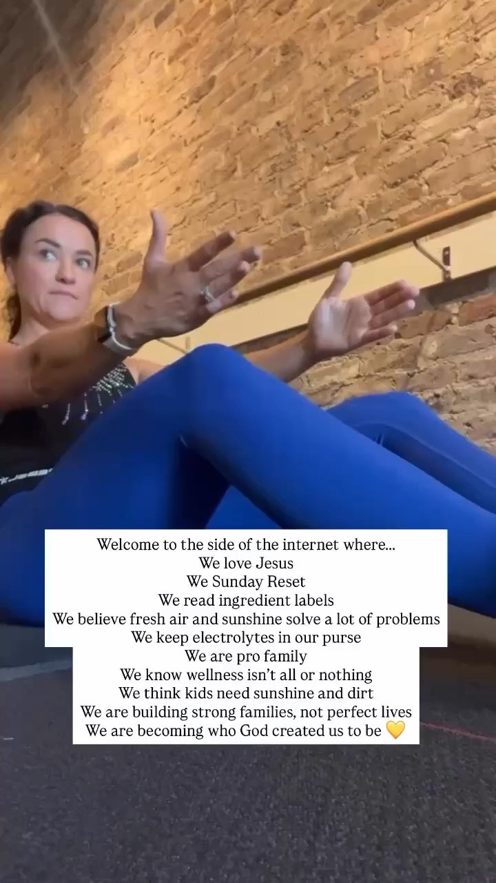 If this sounds like you... welcome to the girl gang. 🤍🤠🎀

This little corner of the internet isn't about fear, perfection, or trying to optimize every second of the day.

It's about learning to live the way I believe God designed us to.

Reading ingredient labels without becoming obsessed.

Loving Jesus more than wellness.

Getting outside.

Eating real food.

Building strong families instead of perfect ones.

Taking care of our minds, bodies, and spirits.

Choosing rhythms over extremes.

And becoming the women God created us to be.

If you've found your way here, I'm so glad you're here.

Tell me... which line made you think, "Yep, these are my people." 👇

IB @taylordukeswellness

#SundayReset #HealthyByHeatherBrown Mind Body Spirit Health | Biblical Health | Millennial Mom