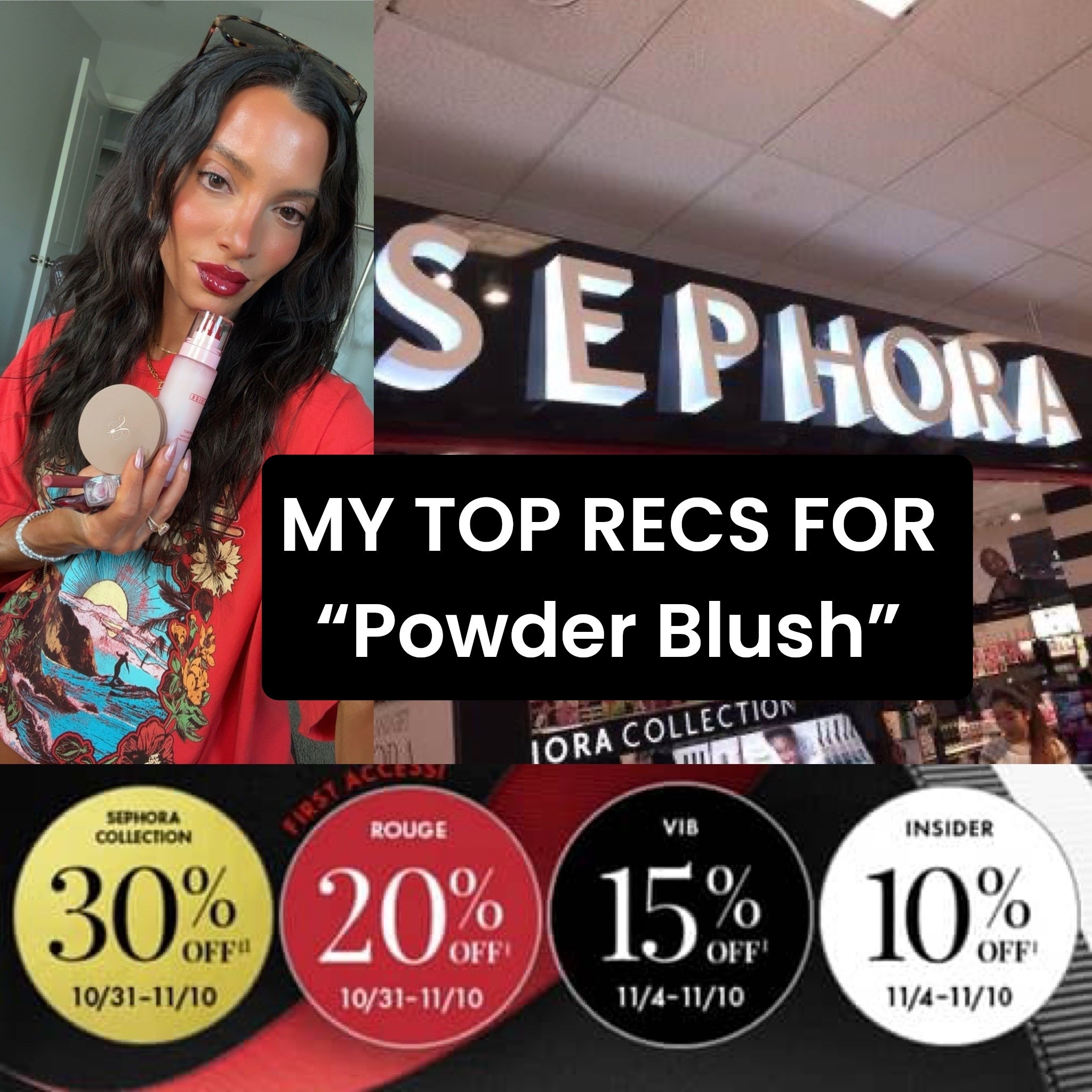 These colors specifically (& the formulation is great ) are my first come to mind - there’s so so many wonderful powder blushes but these are ones I can trust in for color & longevity. 

#LTKBeauty #LTKSaleAlert #LTKHoliday