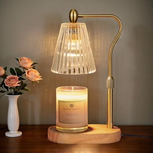 Candle Warmer Lamp with Timer and Dimmer Adjustable Height for Home Room Decor, Brithday Gifts fo... | Amazon (US)