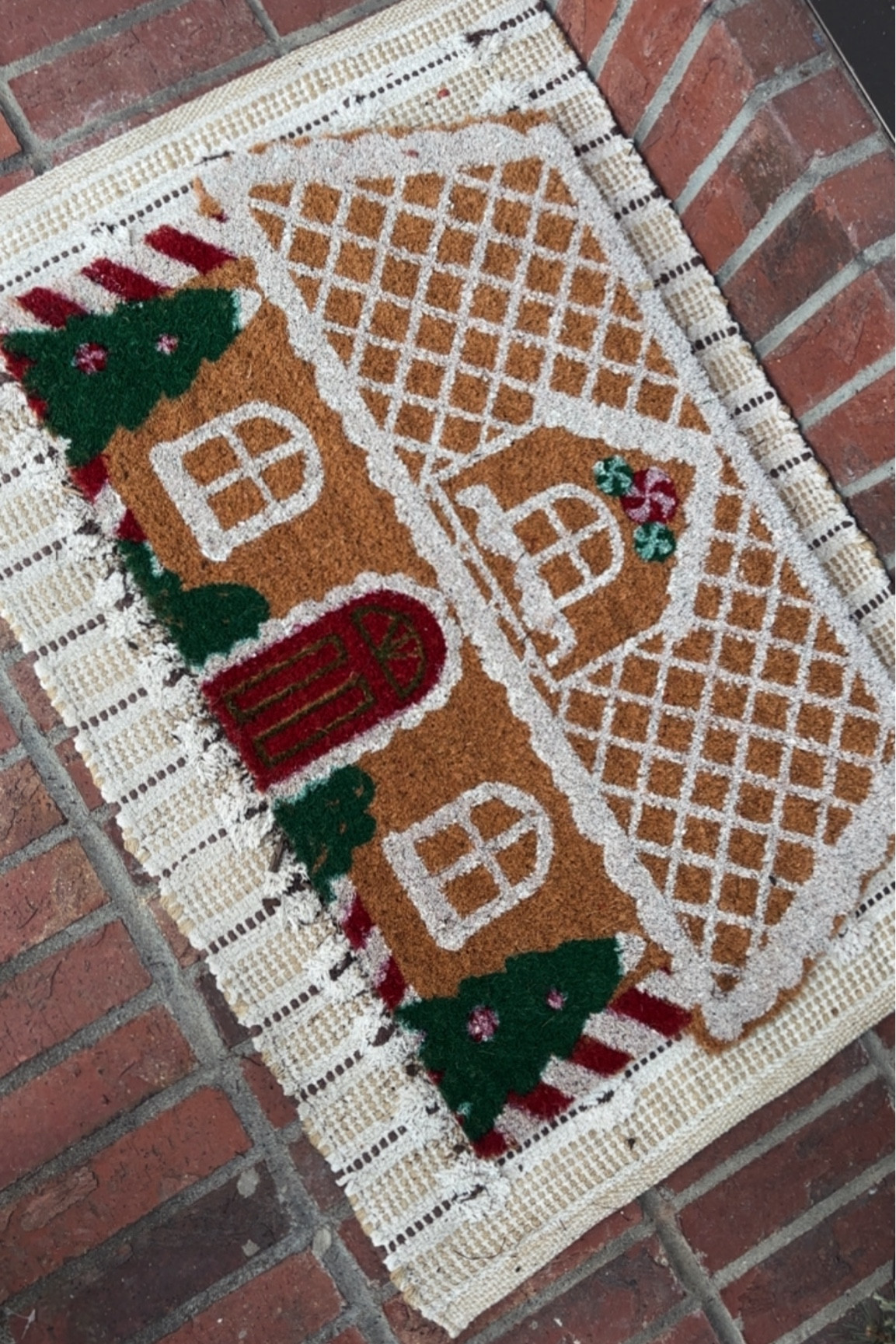 Gingerbread house doormat 

#LTKHoliday #LTKHome #LTKSeasonal