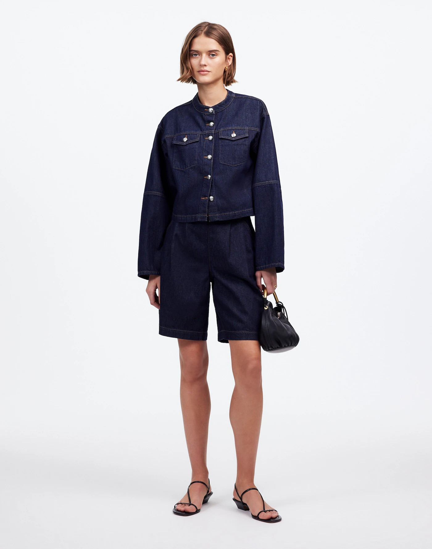 Cocoon-Sleeve Denim Lady Jacket | Madewell