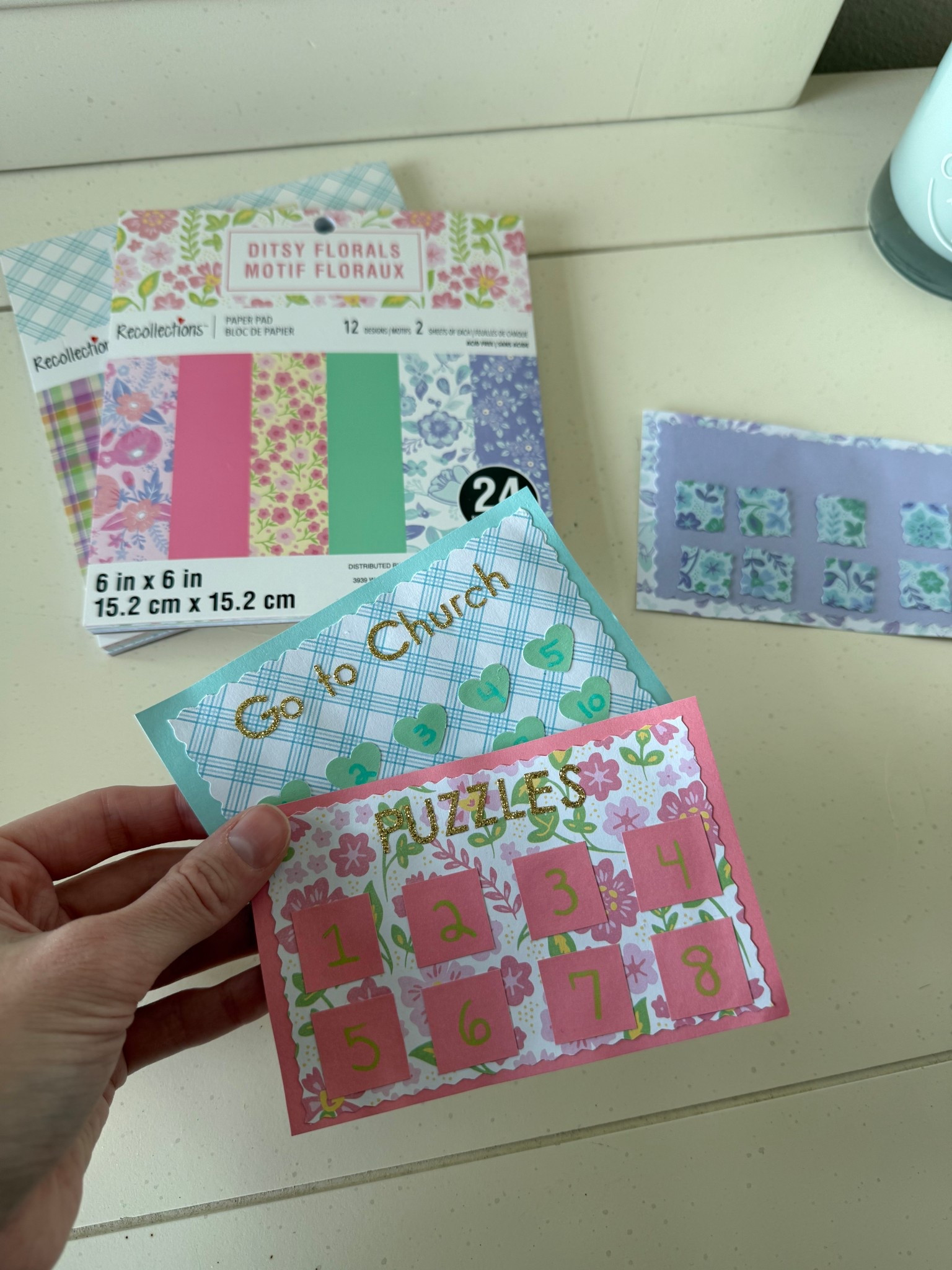 2026 punch cards craft idea! 💕☺️

Here’s a fun craft you can do to track your 2026 goals and resolutions! Linking all the craft supplies below.

Patterned cardstock paper, scissors with decorative edge, glitter letter stickers, and more!

#LTKSaleAlert #LTKdayinmylife #LTKFindsUnder50