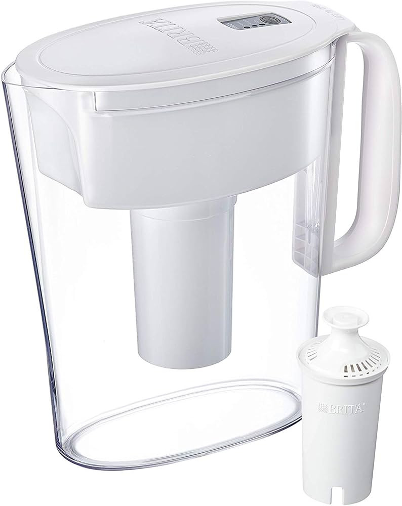 Brita Metro Water Filter Pitcher, BPA-Free Water Pitcher, Replaces 1,800 Plastic Water Bottles a ... | Amazon (US)