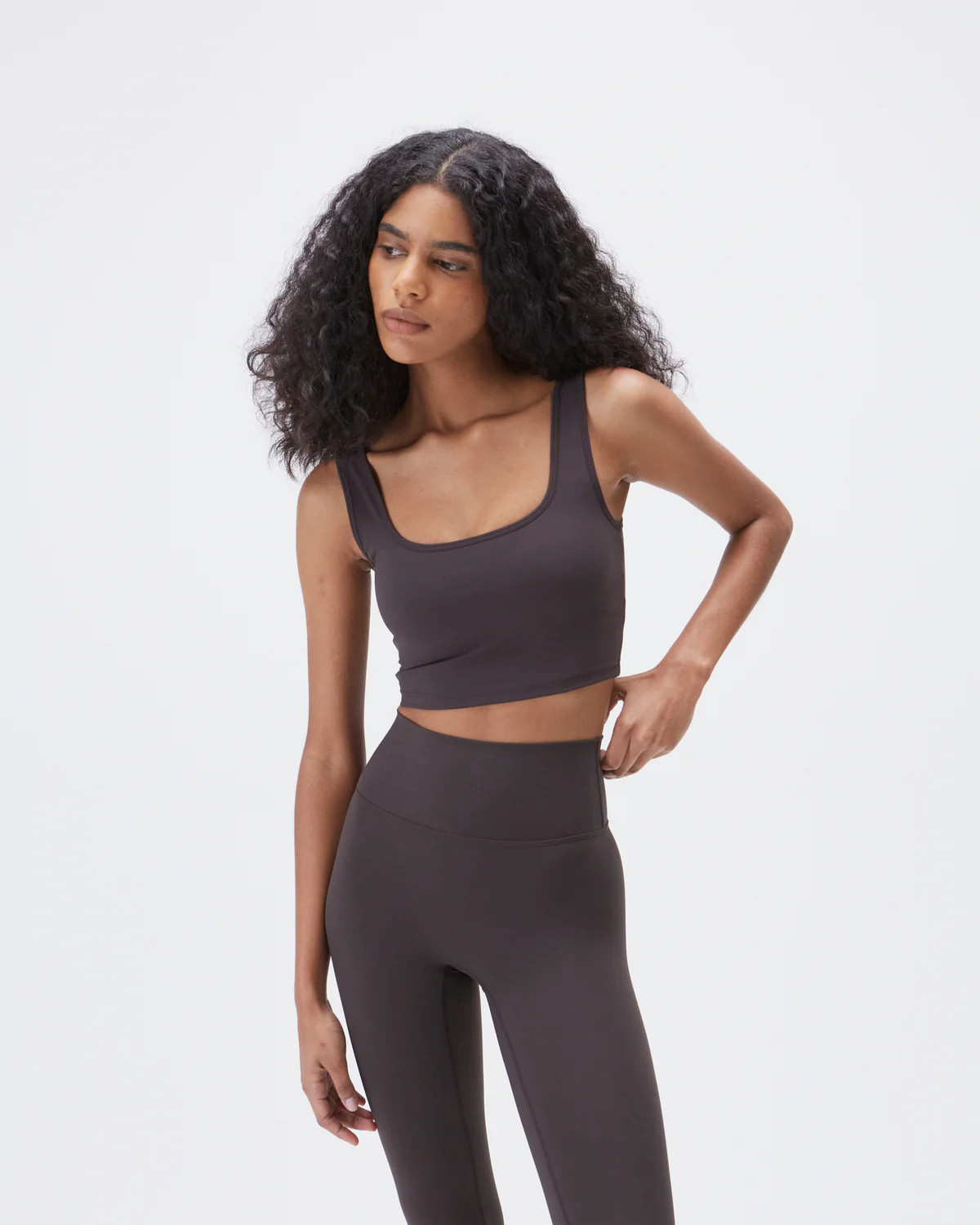 Ultimate Square Neck Bra - Coffee Bean | Adanola UK