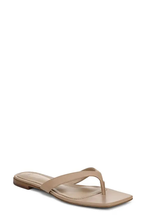 Vince San Juan Flip Flop in Warm Almond at Nordstrom, Size 8.5 | Nordstrom