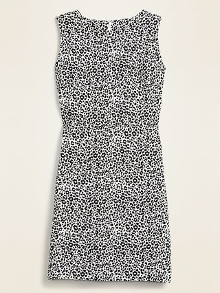 Sleeveless Ponte-Knit Sheath Dress for Women | Old Navy (CA)