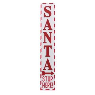 4ft. Santa Stop Here Door Greeter by Ashland® | Michaels | Michaels Stores