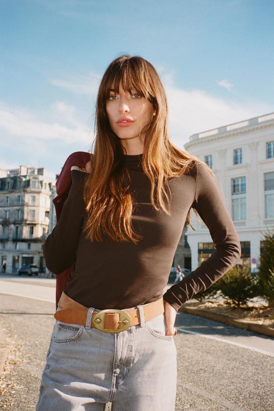 TURTLENECK T-SHIRT | Zara UK