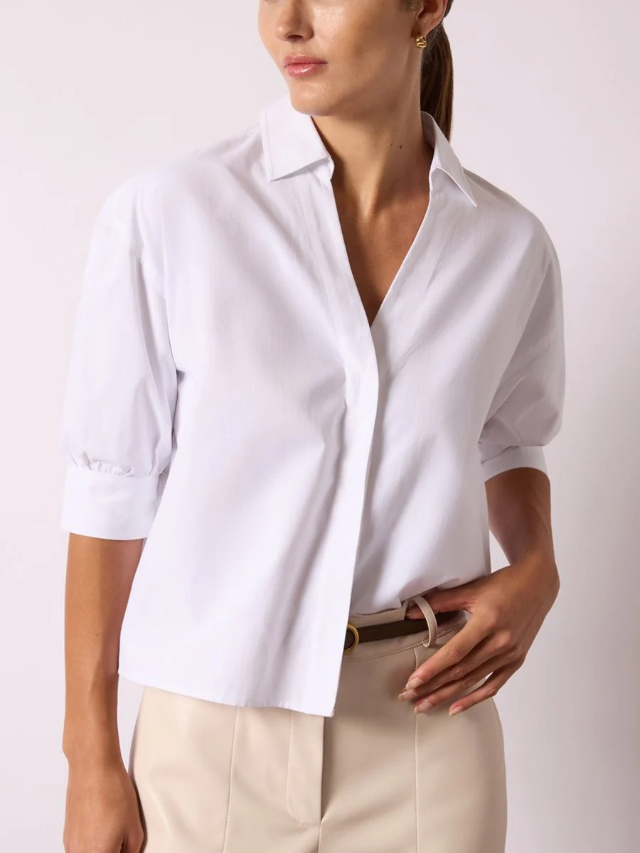 Women's Rhett Shirt in Salt White | Brochu Walker | Brochu Walker
