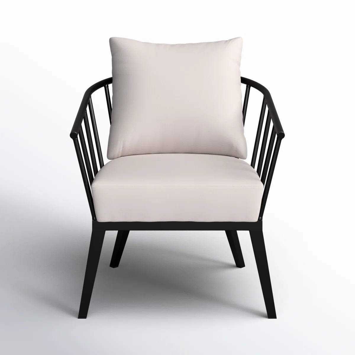 Serena Metal Outdoor Lounge Chair with Sunbrella Cushions | Wayfair North America