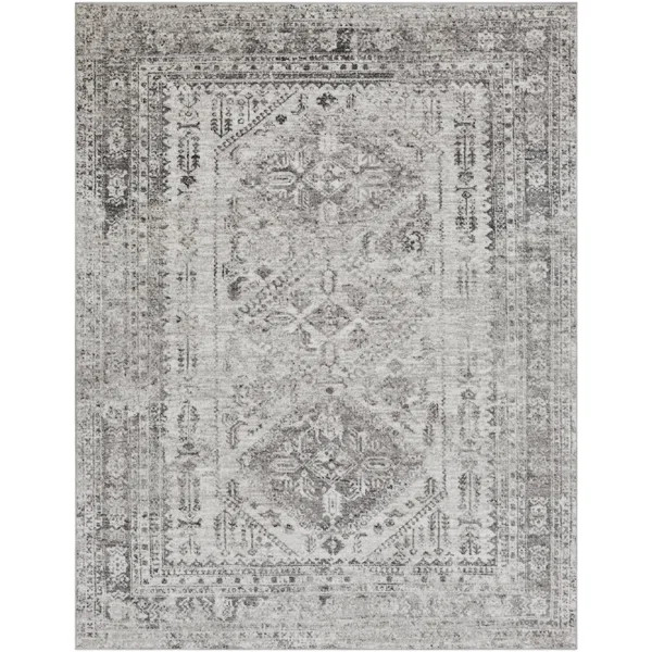 Fitz Oriental Charcoal Area Rug | Wayfair North America