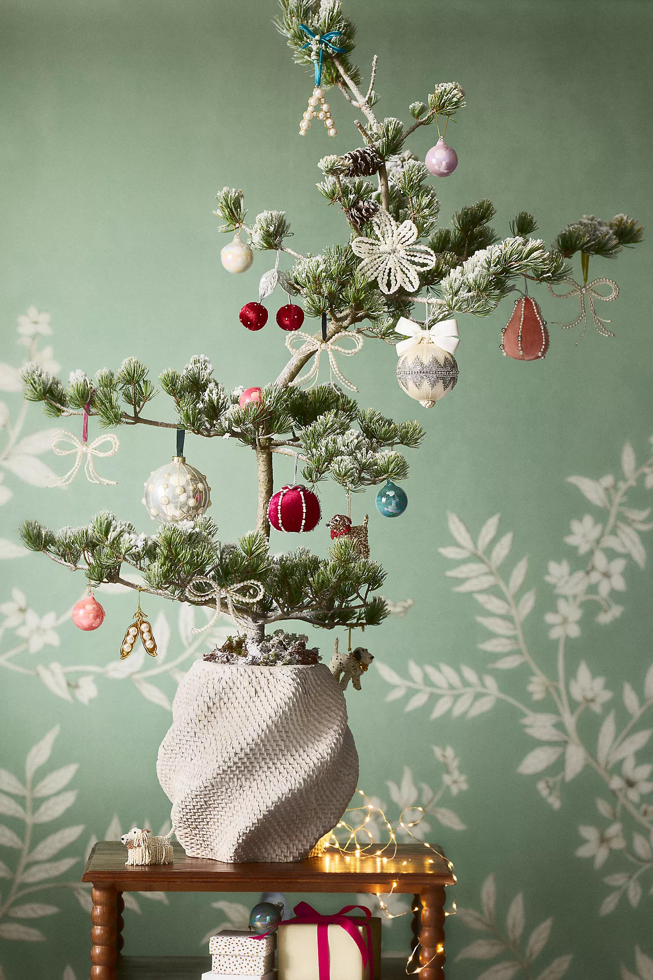 Lennon Twist Textured Cement Pot | Anthropologie (US)