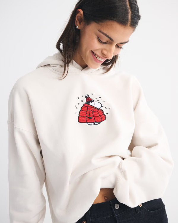 Women's Snoopy Sunday Hoodie | Women's | Abercrombie.com | Abercrombie & Fitch (US)