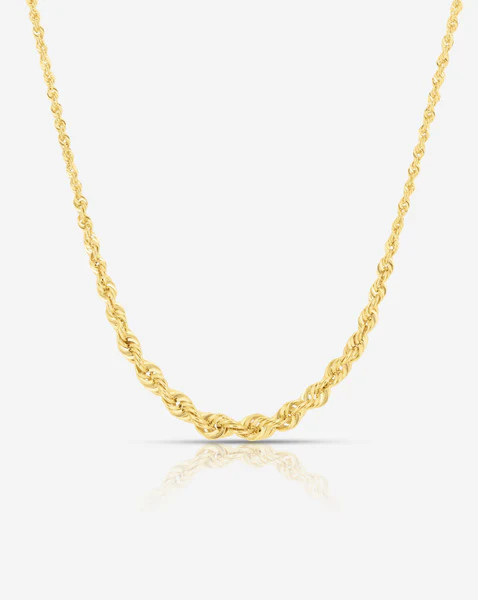 Graduated Rope Chain Necklace | Ring Concierge