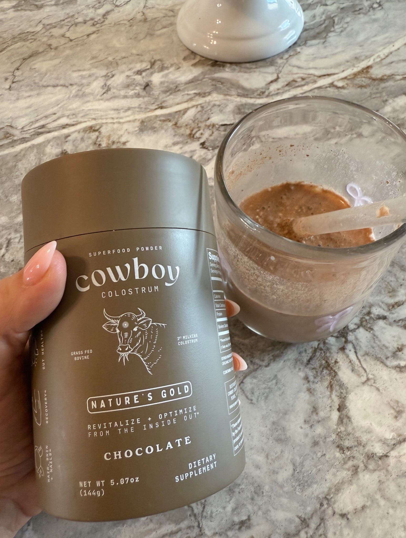 Legit tastes like a chocolate shake 🍫  soooo good 🐮 

#LTKFindsUnder100 #LTKActive #LTKBeauty