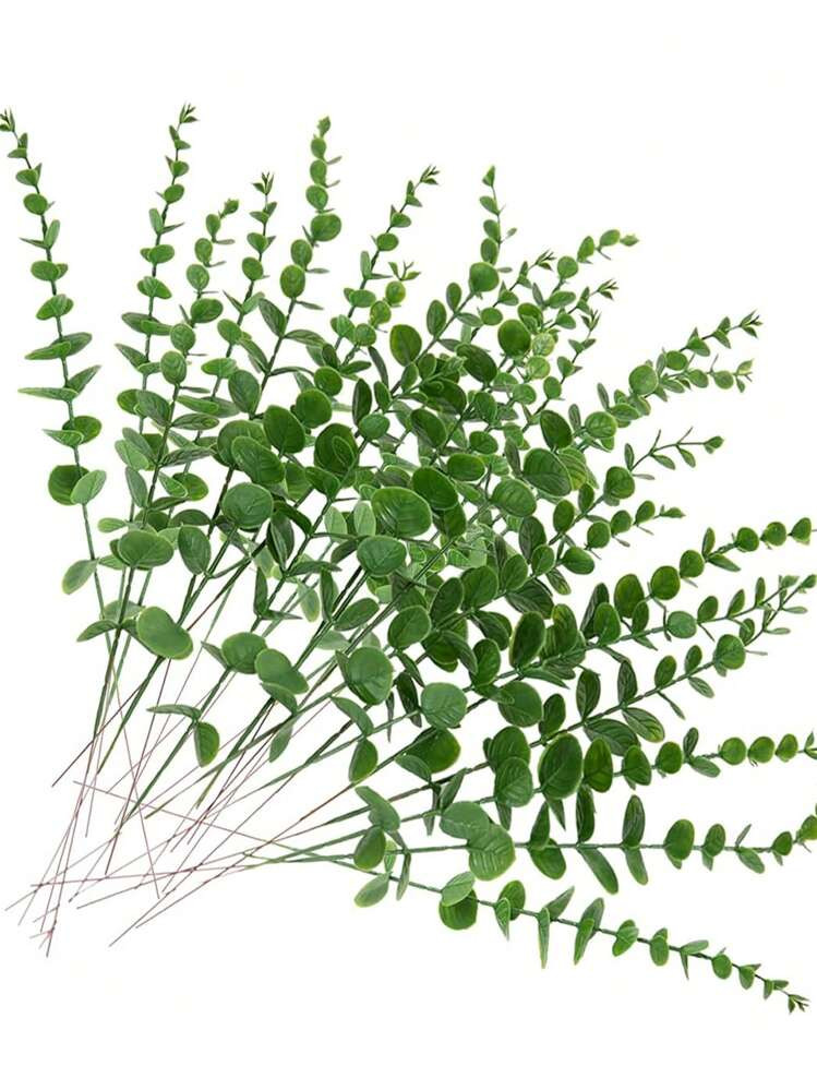 5/10/30/70Pcs Eucalyptus Stems Artificial Plants Faux Eucalyptus Branches Faux Eucalyptus Stem For Wedding Bouquet Home Decor, Spring Summer Decor, Valentine Day, Gift Gifts Birthday Graduation | SHEIN