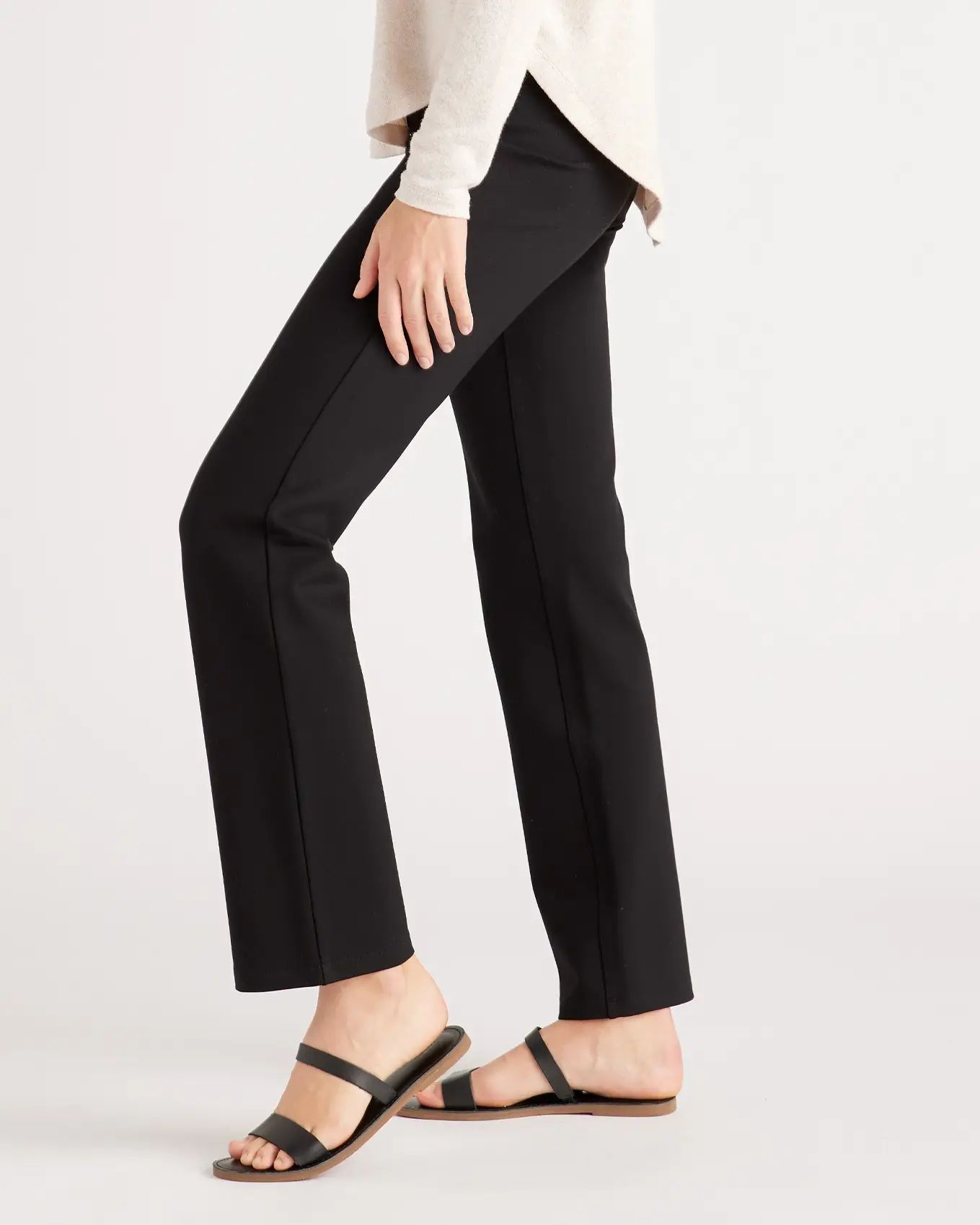 Ultra-Stretch Ponte Straight Leg Pant | Quince