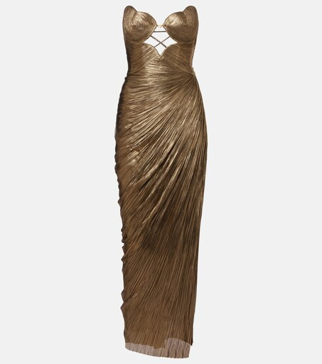 Amisha cutout silk tulle corset gown | Mytheresa (US/CA)