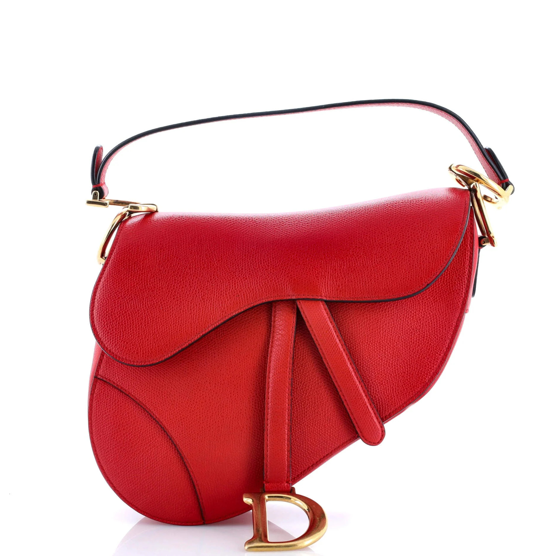 Pre-Loved Christian Dior Saddle Handbag Leather Medium | Zulily