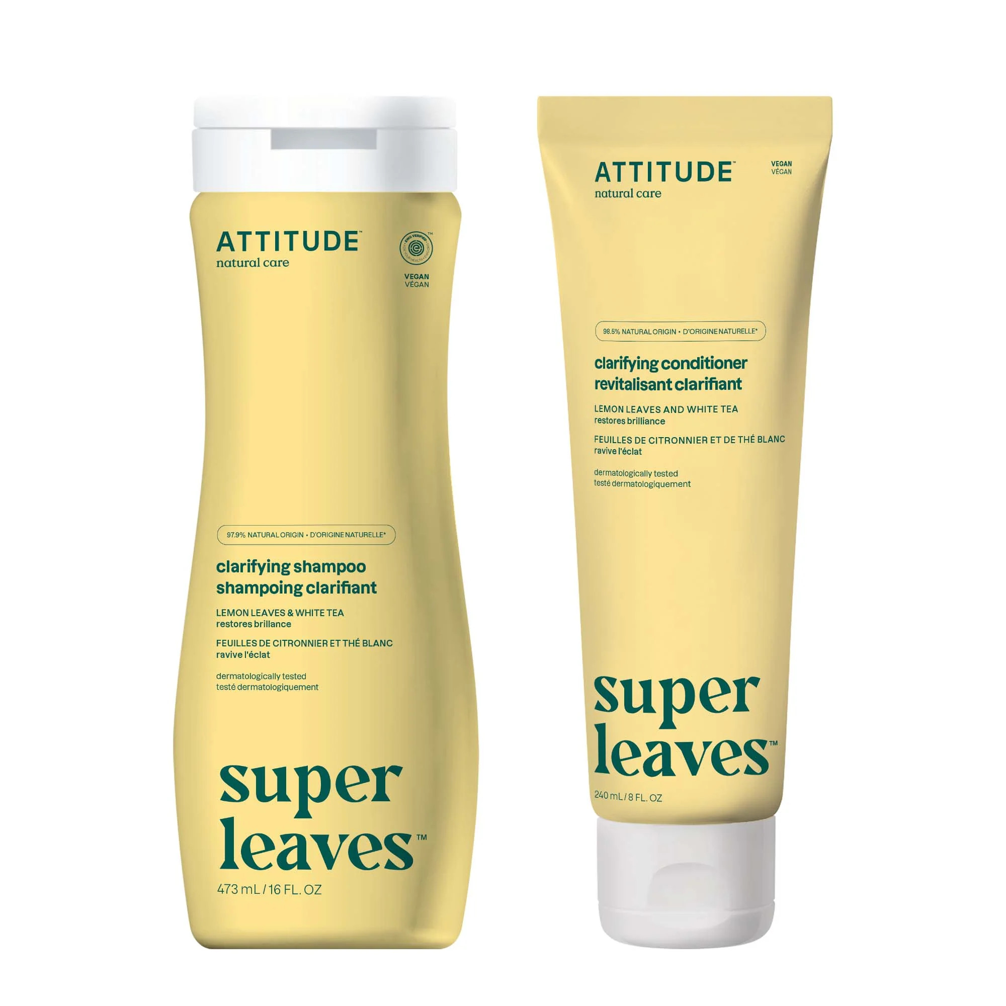 Clarifying Shampoo and Conditioner Duo | ATTITUDE
