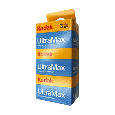Kodak UltraMax 400 Color Negative Film (35mm, 36 Exposures) - 3 Pack | Target