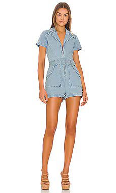 Show Me Your Mumu Outlaw Romper in Tide from Revolve.com | Revolve Clothing (Global)