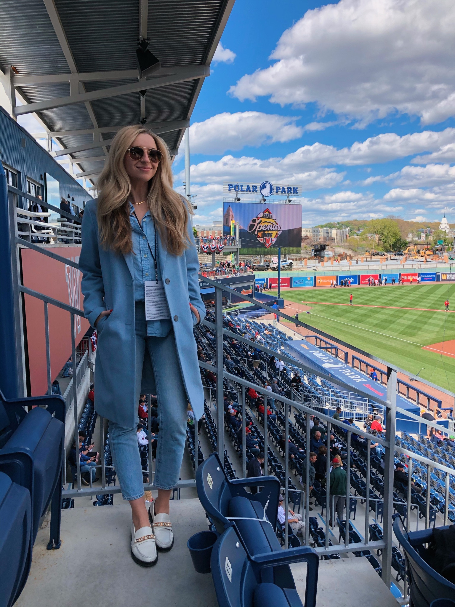 monochrome fit for Minor League Baseball’s Opening Day

#LTKworkwear