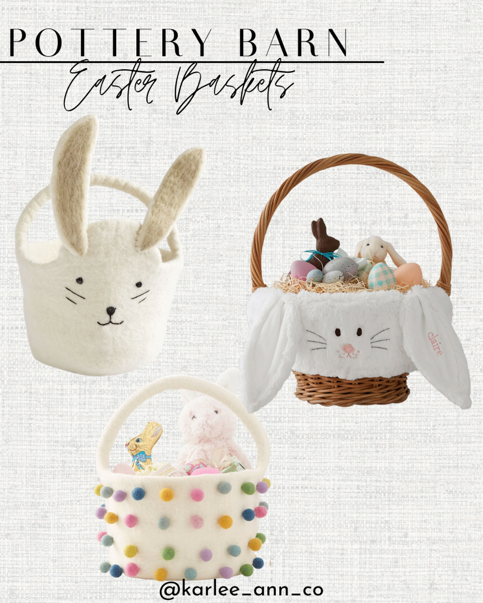 Pottery Barns Easter baskets will never go out of style 😍

Easter basket stuffers, spring decor, kids toys, gifts for toddler, home decor

#LTKkids #LTKfamily #LTKSeasonal