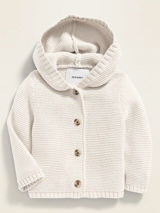 Unisex Button-Front Hooded Sweater for Baby | Old Navy (CA)
