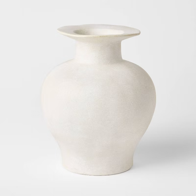 Exaggerated Rim Ceramic Vase - Threshold™ designed with Studio McGee | Target