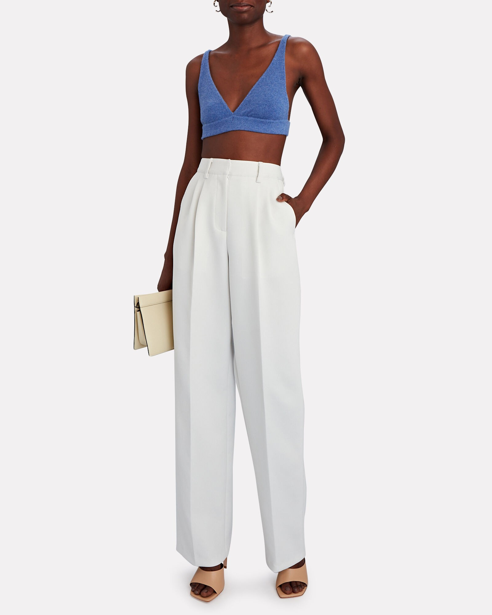 O'Connor Pleated Straight-Leg Pants | INTERMIX
