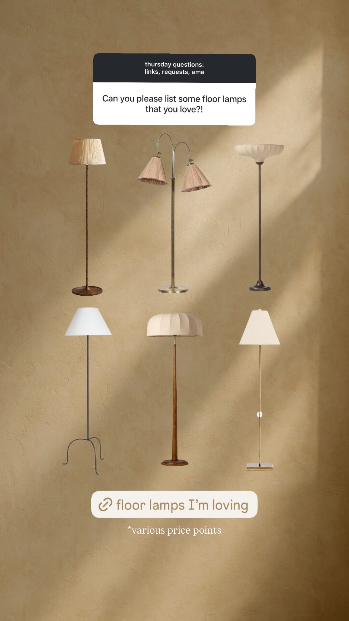 floor lamps 

#LTKHome