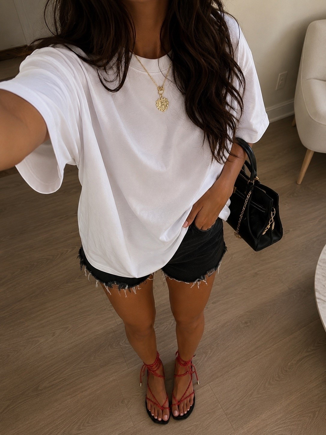 Perfect white tee 🤍 and summer sandals ❤️ #ootd #outfitinspo #amazonfashion

#LTKootd
